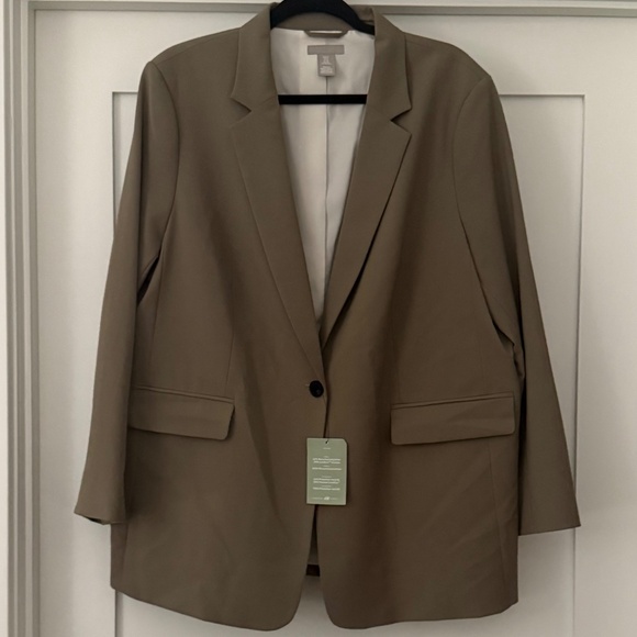 H&M Taupe Oversized Blazer - Picture 1 of 4